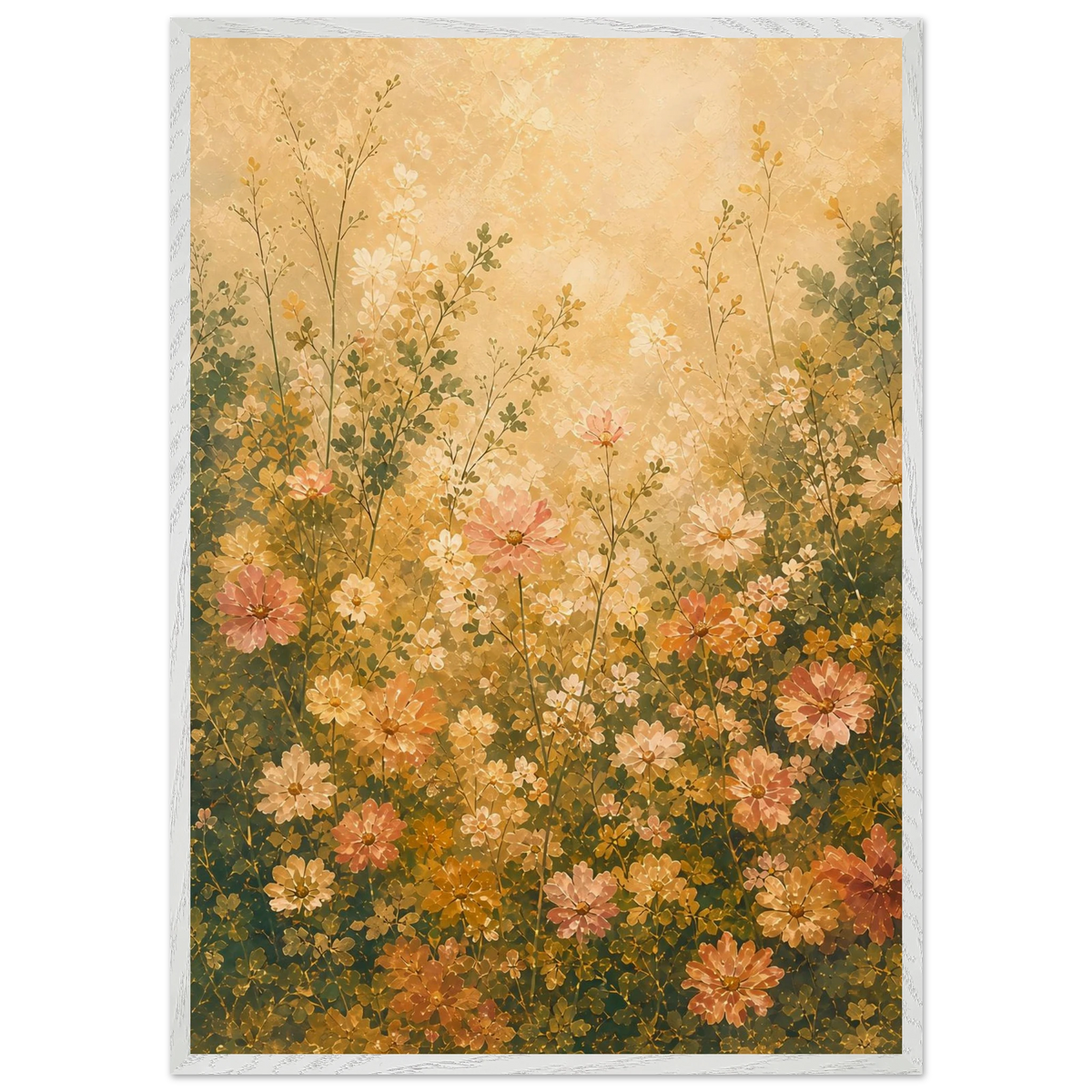 Petal Garden: flowers, botanical and abundance. Framed fine art print by The Light Stays.