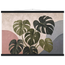 Monstera Sun, botanical and nature. Archival fine art poster shown framed.