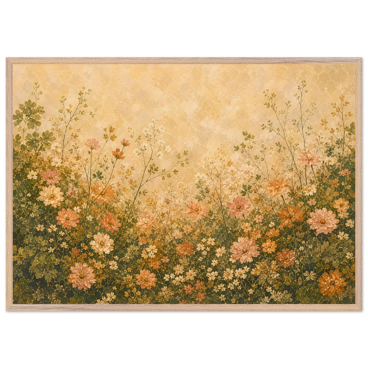 Petal Garden: flowers, botanical and abundance. Framed fine art print by The Light Stays.