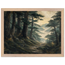 Cypress Passage, japanese art and japandi. Archival framed fine art print shown framed.