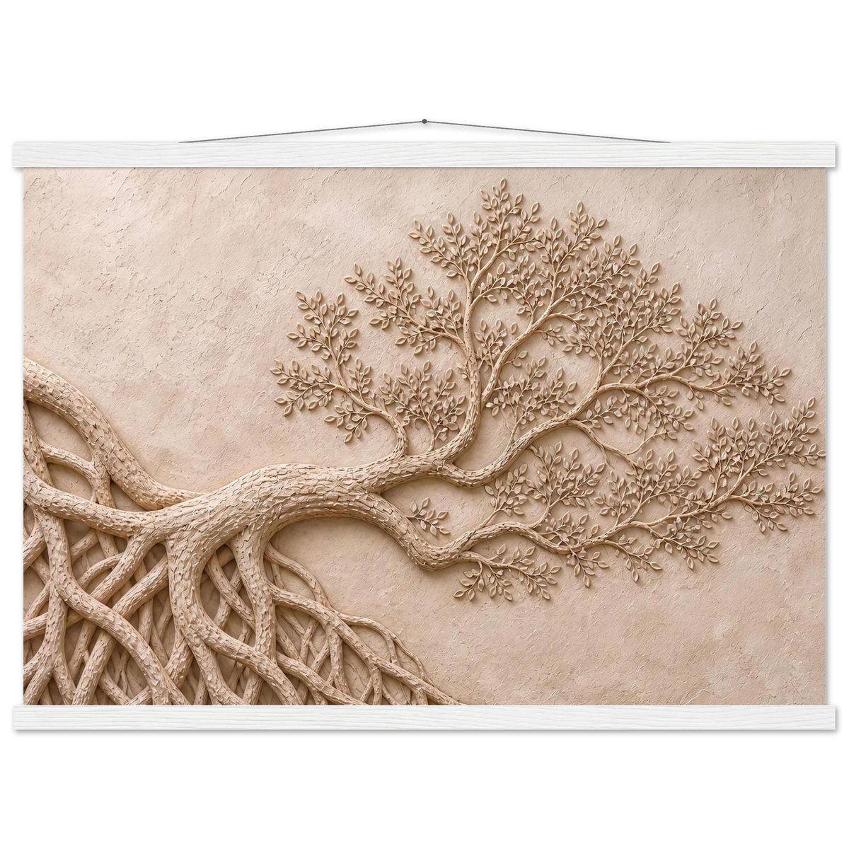 Root Lattice: petra and herbarium. Museum-quality fine art poster.