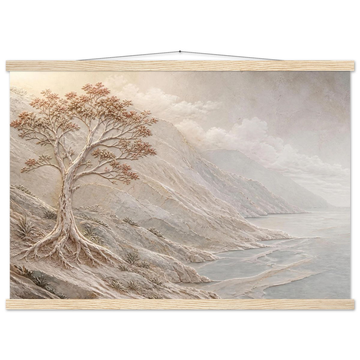 Coral Headland: sea and coastal landscape. Fine art poster by The Light Stays.