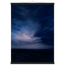 Blue Hour Field: night, horizon and deep blue. Fine art poster, alternate frame and size.