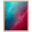 Wine Hour: gradient, dusk and deep color. Museum-quality framed fine art print.