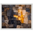 Citrine Seam: lumen and siena. Museum-quality framed fine art print.