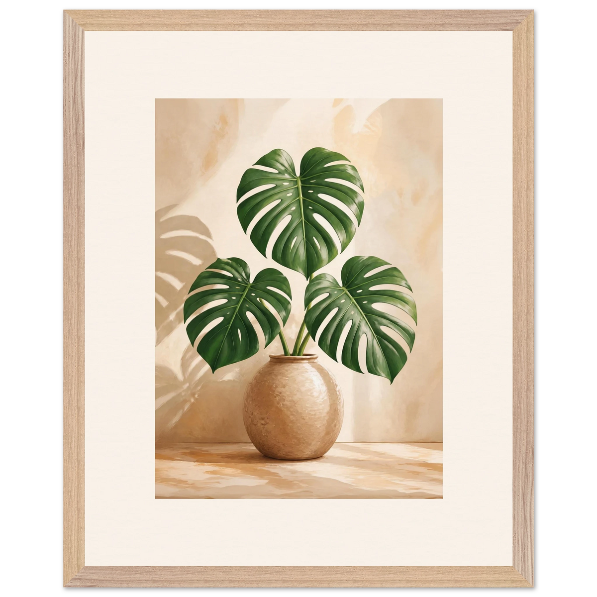 Vessel and Shadow: mediterranean and earth tones. Museum-quality framed fine art print.