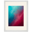 Wine Hour, gradient, dusk and deep color. Archival framed fine art print shown framed.