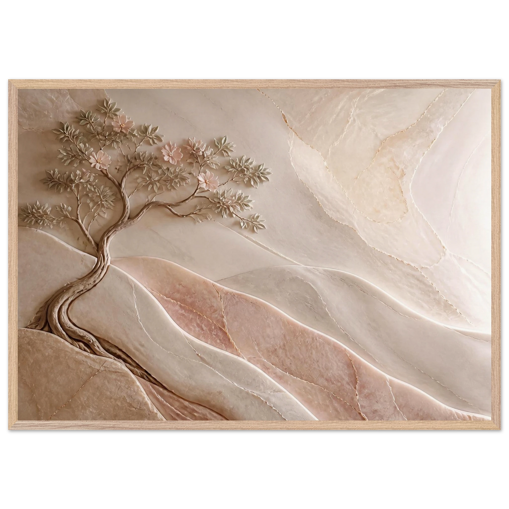 Stone Dawn: petra and siena. Framed fine art print by The Light Stays.