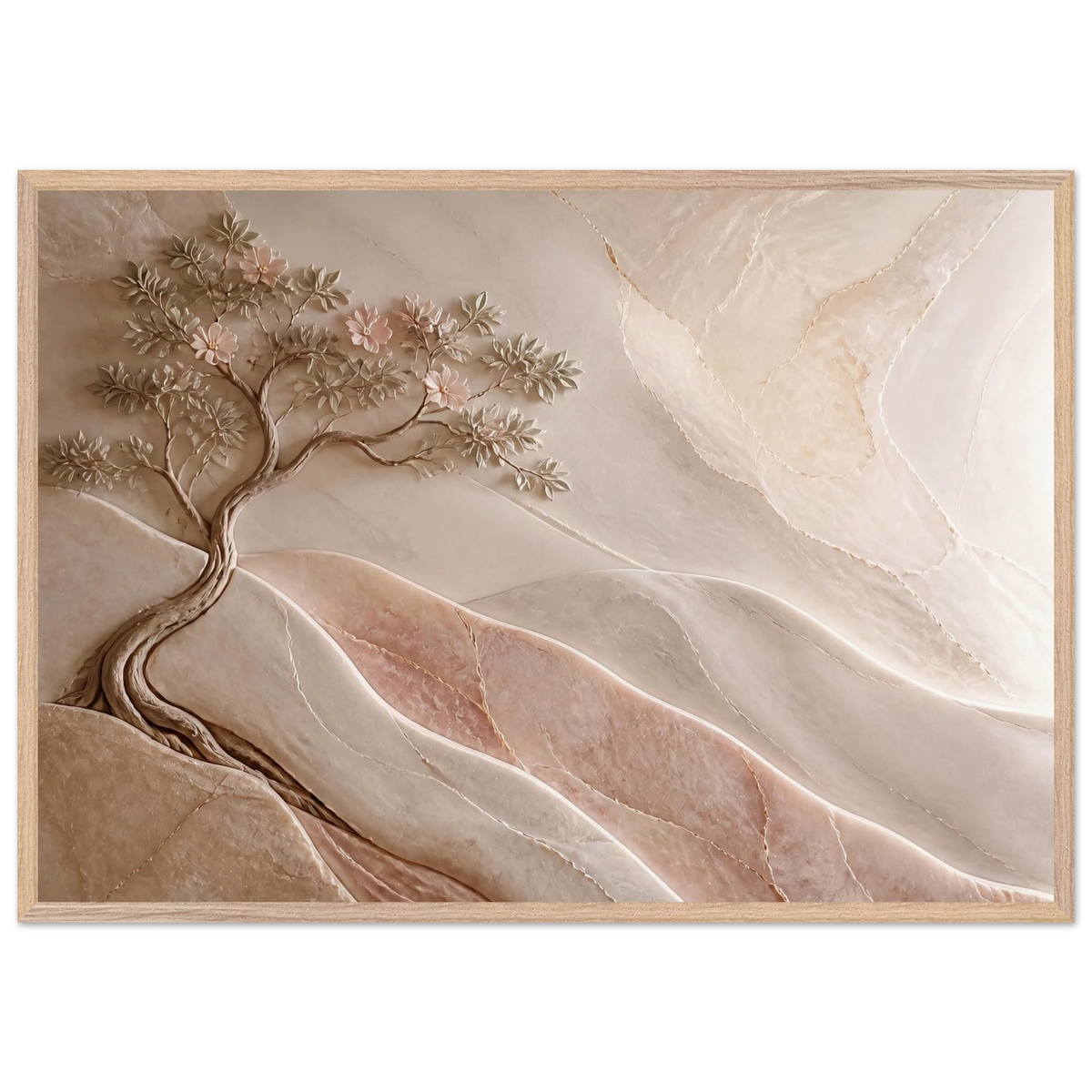 Stone Dawn: petra and siena. Framed fine art print by The Light Stays.