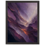Violet Infinity: moon and night. Framed fine art print.