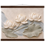Lotus Current: flowers and botanical. Museum-quality fine art poster.