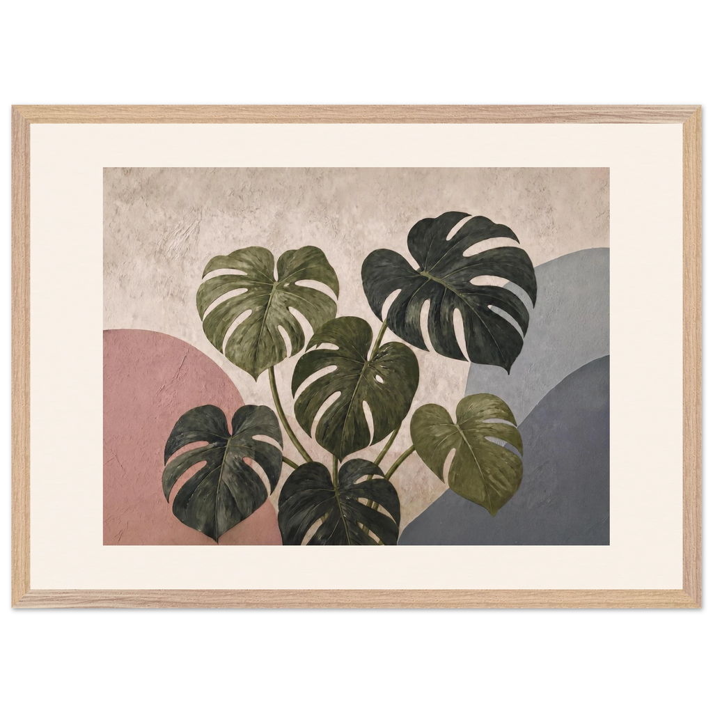 Monstera Sun: botanical and nature. Framed fine art print by The Light Stays.