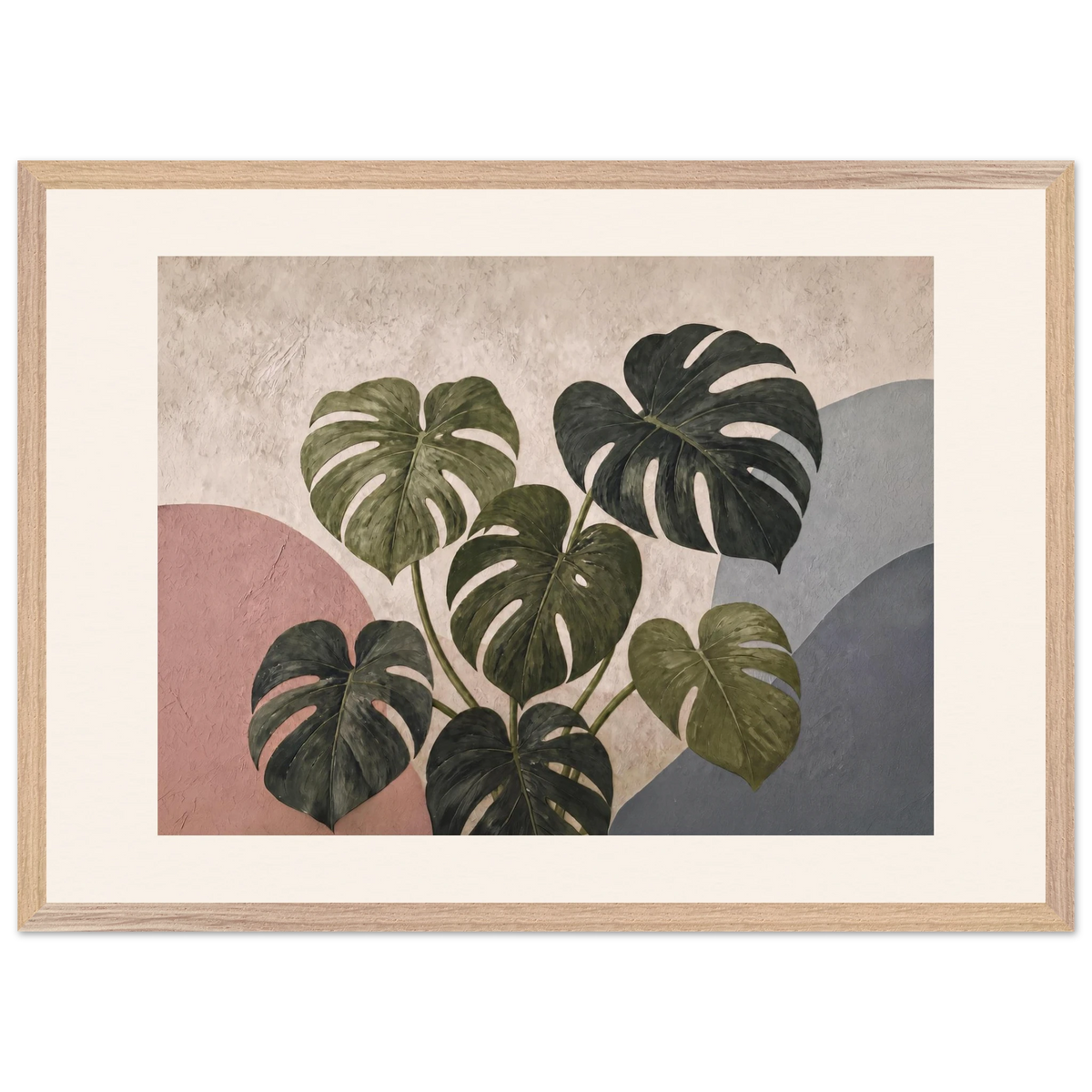Monstera Sun: botanical and nature. Framed fine art print by The Light Stays.