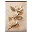 Magnolia Ascent, flowers and botanical. Archival fine art poster shown framed.