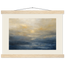Golden Sea Mist: sea and coastal landscape. Fine art poster.