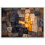Citrine Seam: lumen and siena. Framed fine art print by The Light Stays.