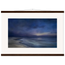 Blue Hour Shore: sea and coastal landscape. Museum-quality fine art poster.