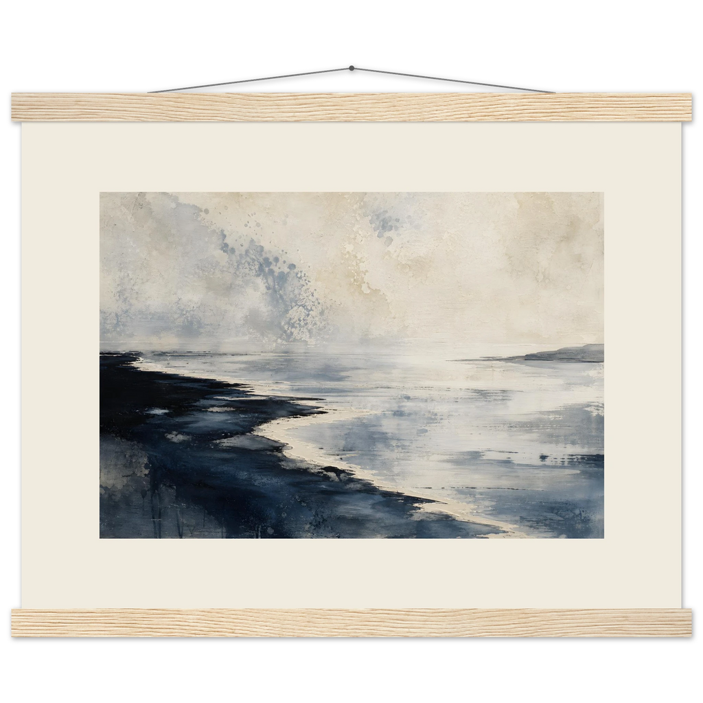 Tidal Ink: sea and coastal landscape. Fine art poster by The Light Stays.