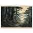Cypress Passage: japanese art and japandi. Fine art poster, alternate frame and size.