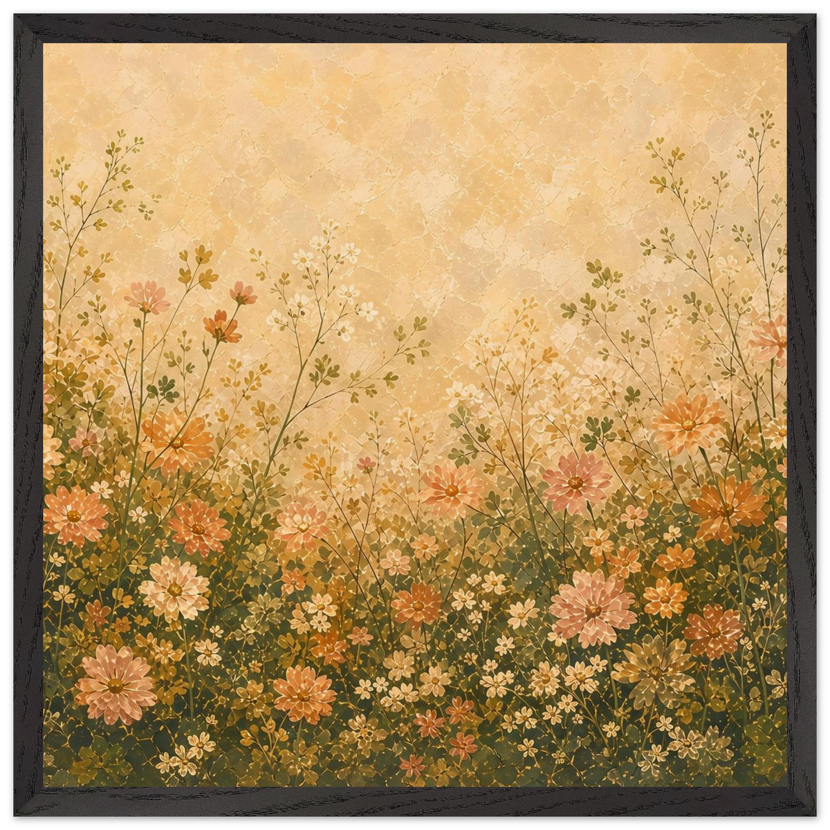 Petal Garden: flowers, botanical and abundance. Framed fine art print by The Light Stays.