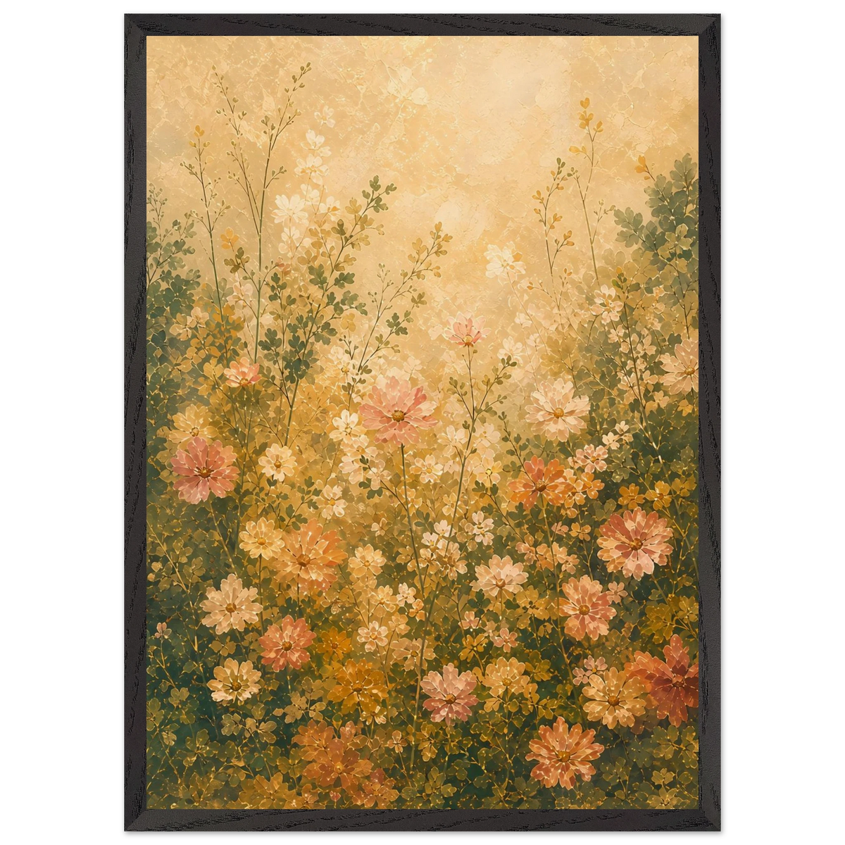 Petal Garden: flowers, botanical and abundance. Framed fine art print by The Light Stays.