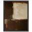 Terracotta Diptych, Panel II of II: two panels, terracotta and cream. Framed fine art print by The Light Stays.