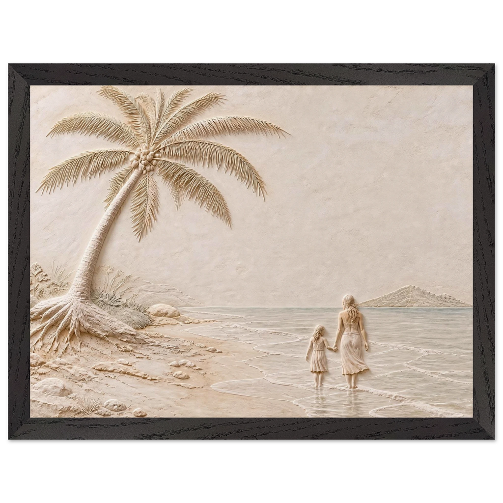 First Tide: sea and coastal landscape. Museum-quality framed fine art print.