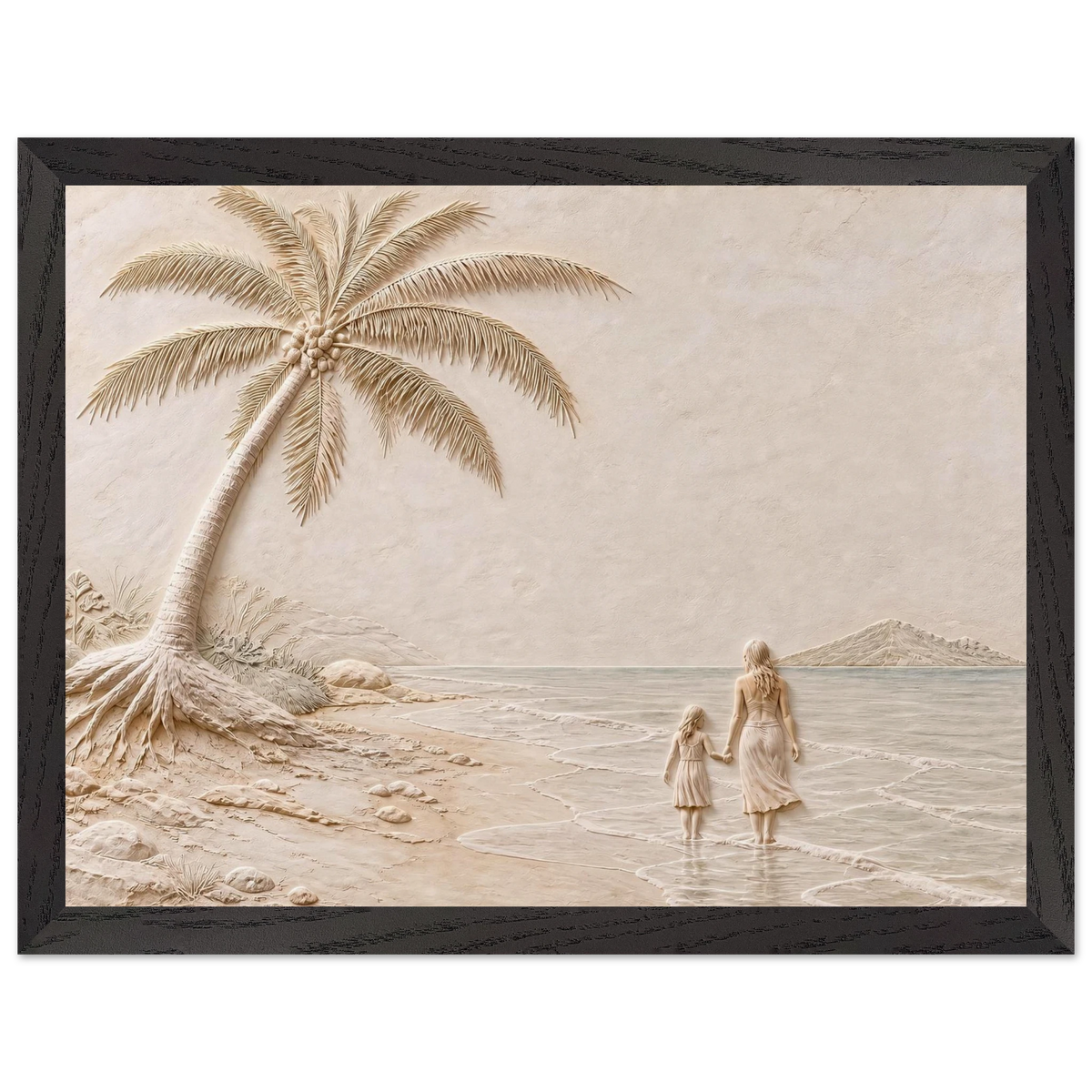 First Tide: sea and coastal landscape. Museum-quality framed fine art print.