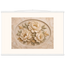 Peonies in Stone, flowers and botanical. Archival fine art poster shown framed.