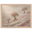 Blossom Terraces: flowers and botanical. Framed fine art print, alternate frame and size.