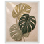 Stone Monstera: botanical and nature. Framed fine art print by The Light Stays.