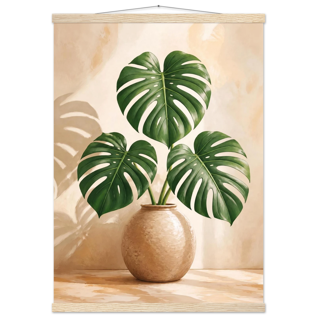 Vessel and Shadow: mediterranean and earth tones. Fine art poster, alternate frame and size.