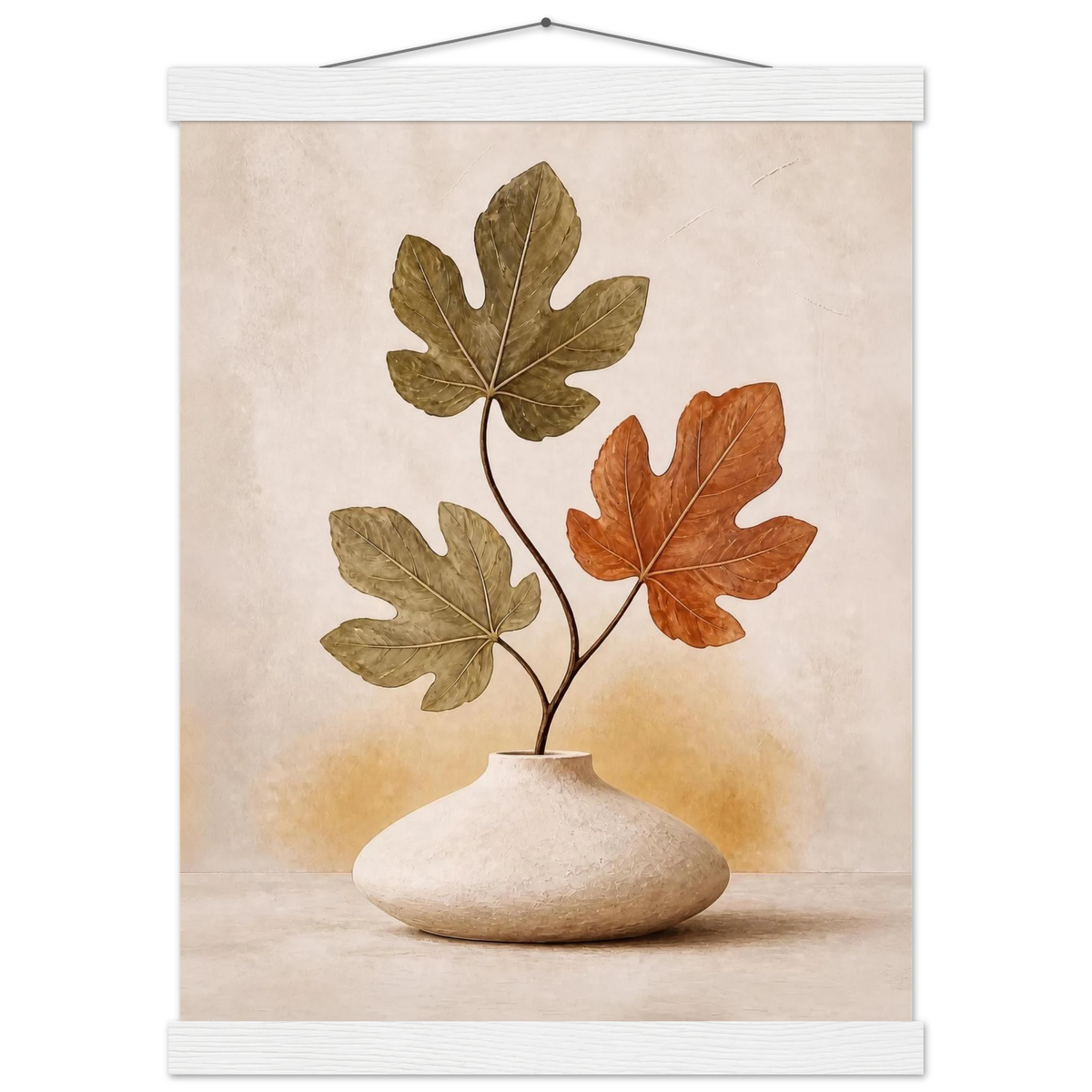Fig Season: mediterranean and earth tones. Fine art poster by The Light Stays.