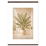 Courtyard Noon: landscape and sun. Fine art poster, alternate frame and size.