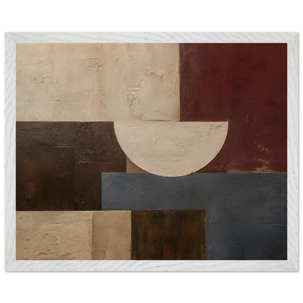 Blocos de Vinho, quadro abstrato emoldurado da The Light Stays.