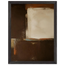 Terracotta Diptych, Panel II of II: two panels, terracotta and cream. Framed fine art print.