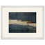 Ivory Crossing, abstract, ivory and serene lines. Archival framed fine art print shown framed.