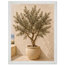 Olive Terrace, landscape and sun. Archival framed fine art print shown framed.