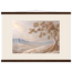 Cliffside Bloom, petra and flora. Archival fine art poster shown framed.