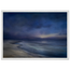 Blue Hour Shore: sea and coastal landscape. Framed fine art print by The Light Stays.