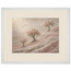 Blossom Terraces: flowers and botanical. Museum-quality framed fine art print.