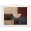 Blocos de Vinho, pôster abstrato com suporte de madeira da The Light Stays.