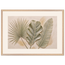 Three Leaves, botanical and nature. Archival framed fine art print shown framed.