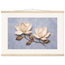 Bronze Magnolia: flowers and botanical. Fine art poster, alternate frame and size.