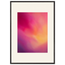 Magenta Plume, gradient, magenta and movement. Archival framed fine art print shown framed.