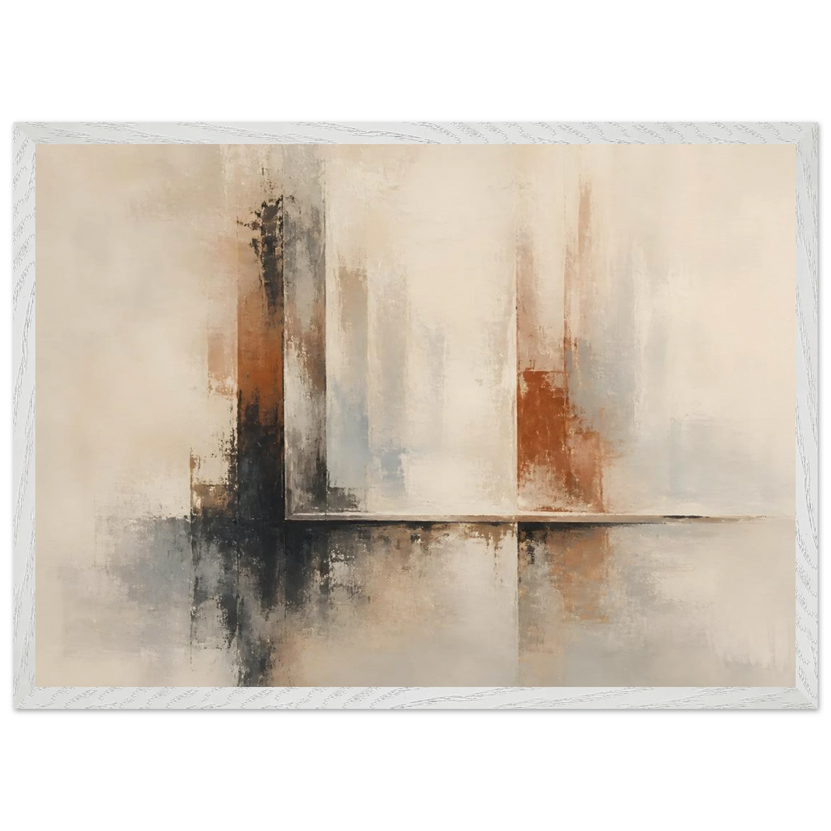 Mineral Threshold: architecture, geometry and rust. Framed fine art print by The Light Stays.