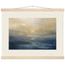 Golden Sea Mist: sea and coastal landscape. Museum-quality fine art poster.
