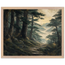 Cypress Passage, japanese art and japandi. Archival framed fine art print shown framed.