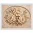Peonies in Stone: flowers and botanical. Framed fine art print, alternate frame and size.