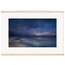 Blue Hour Shore: sea and coastal landscape. Fine art poster, alternate frame and size.
